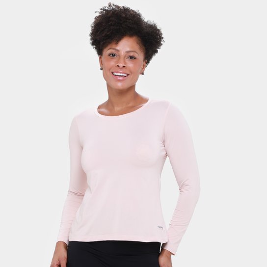 Blusa Rainha Manga Longa Side Feminina