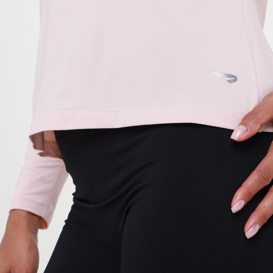 Blusa Rainha Manga Longa Side Feminina