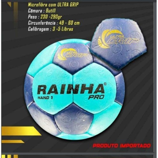 Bola Handebol Rainha Pro Tam 1 UltraGripp Importada
