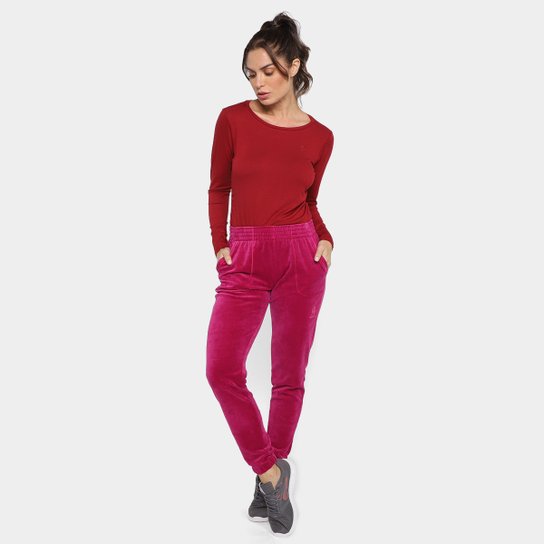 Camiseta Rainha Casual Elastic Manga Longa Feminina