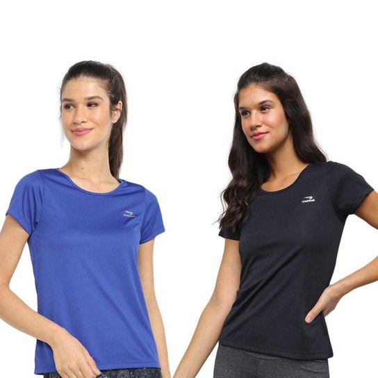 Kit 2 Camisetas Rainha Básica Classic Feminina