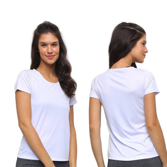Kit 2 Camisetas Rainha Básica Classic Feminina