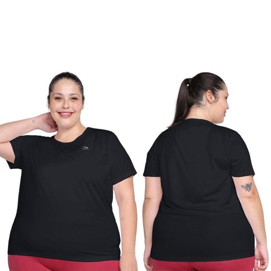 Kit 2 Camisetas Rainha Básica Classic Plus Size F