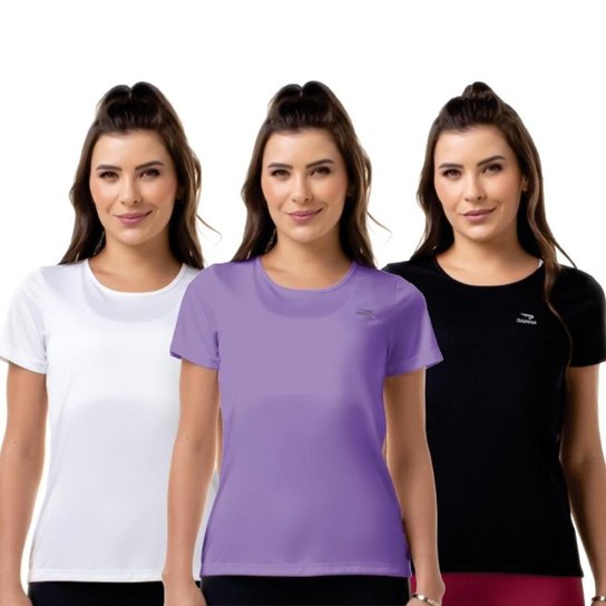 Kit 3 Camisetas Rainha Básica Classic