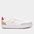Tênis Rainha Castle III  Feminino - Branco+Rosa