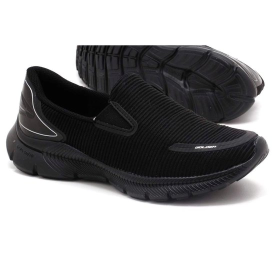 Tênis Rainha Golden Slip On Iate Masculino RA0156