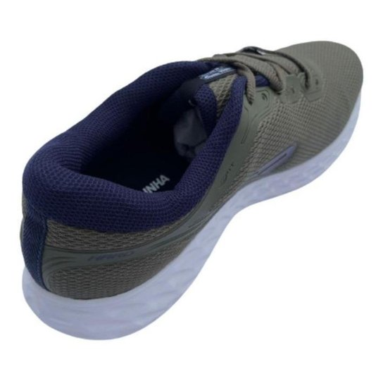 Tenis Rainha Mod. Hard - Masc Verde Militar - Run, Caminhada