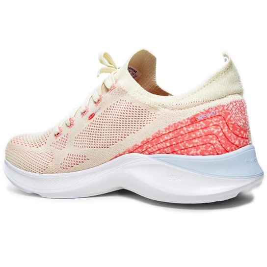 Tênis Rainha Road II Feminino - Bege e Coral - 40