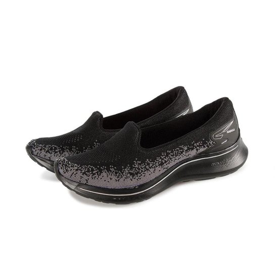 Tênis Rainha Seas Preto/Cinza Feminino 36