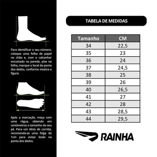 Tênis Rainha Unissex Mont Car Confort
