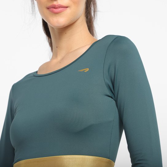 Top Rainha Elastic Manga Longa Média Sustentação Feminino